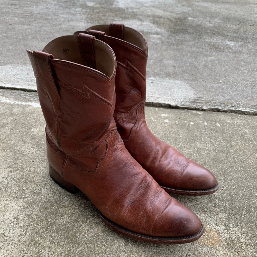 Cuero Cowboy Roper Boots - 12.5D